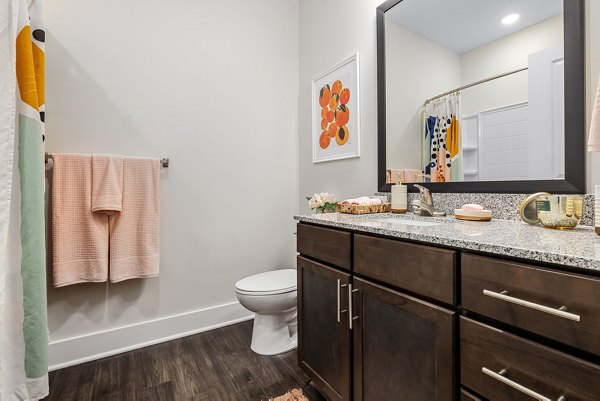 bathroom at Encore at Heritage Apartments