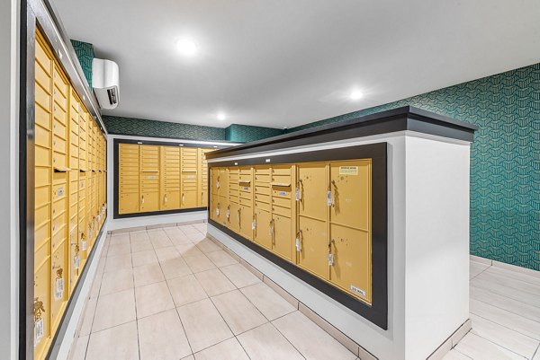 Mailroom at Encore at Heritage: Modern package lockers and mail sorting areas in this convenient luxury apartment community
