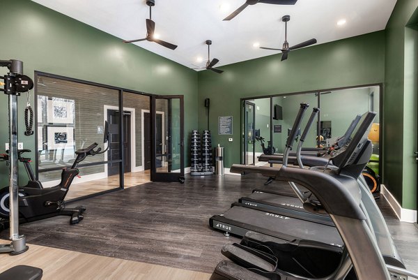 fitness center at Encore at Heritage Apartments