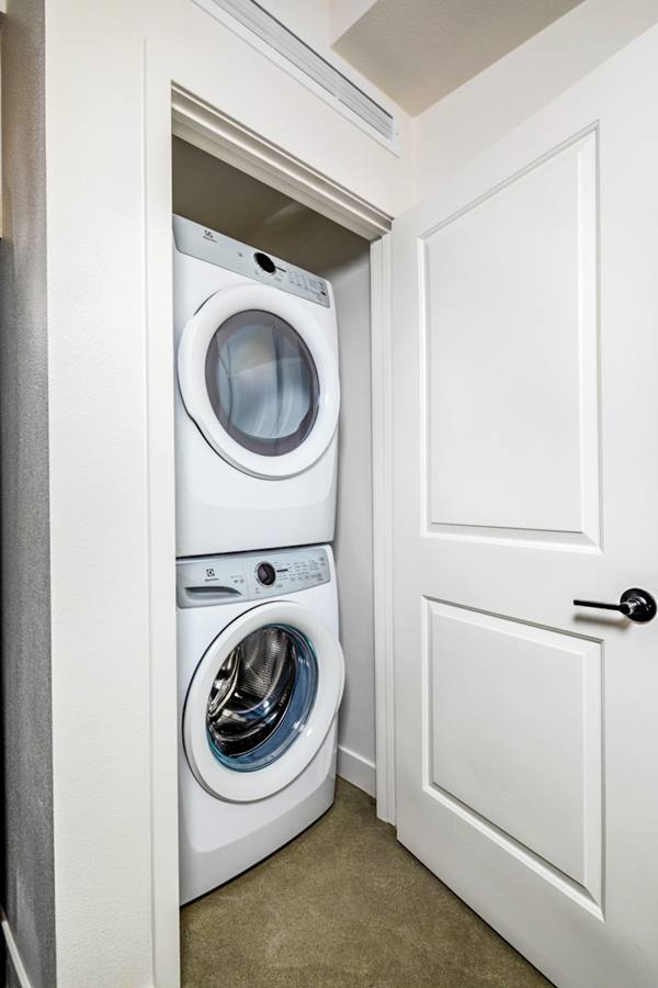 laundry room at Silo Apartments