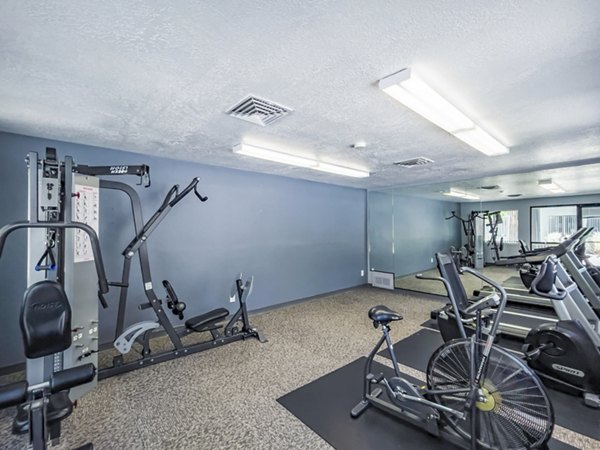 fitness center at Copper Hills Apartments