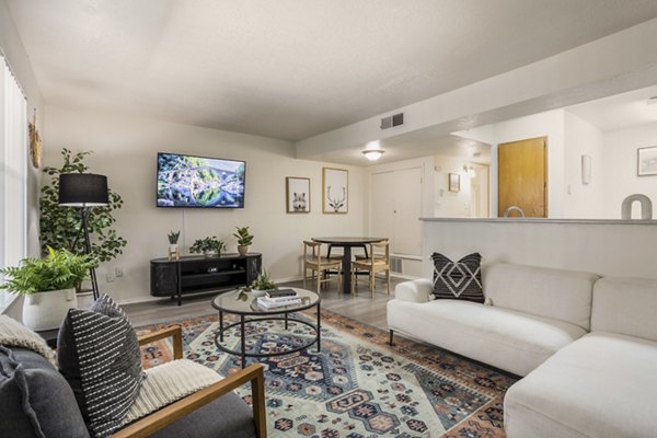 living room at Copper Hills Apartments