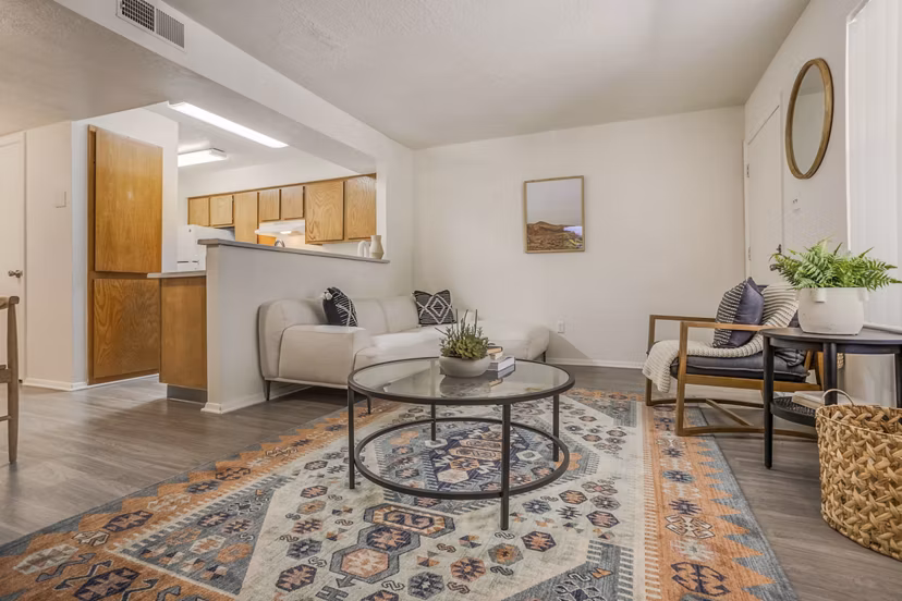 living room at Copper Hills Apartments