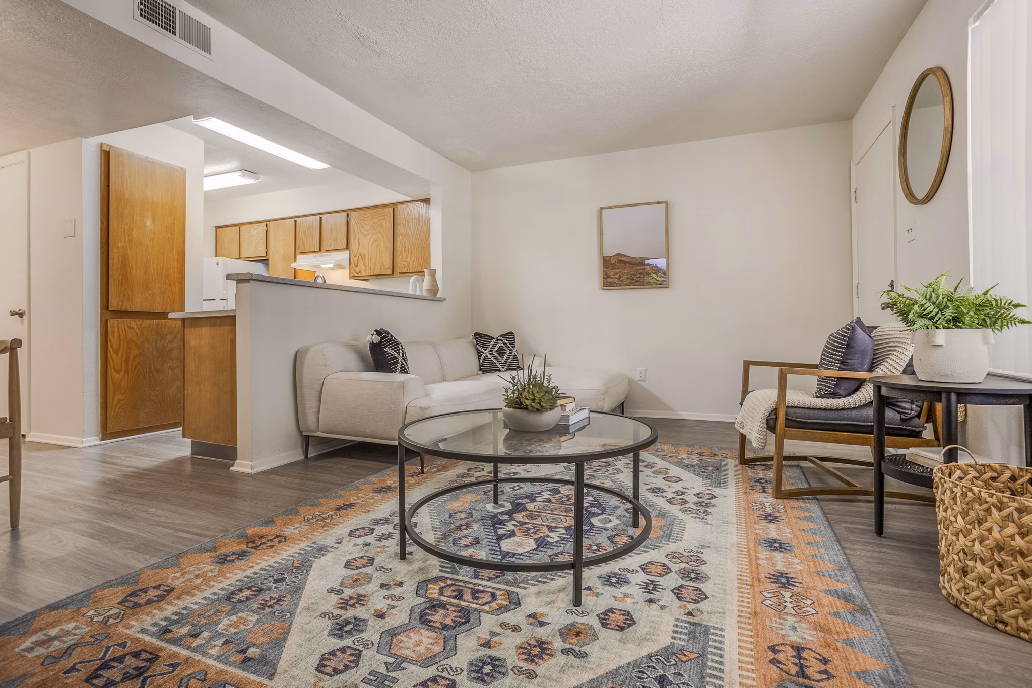 living room at Copper Hills Apartments