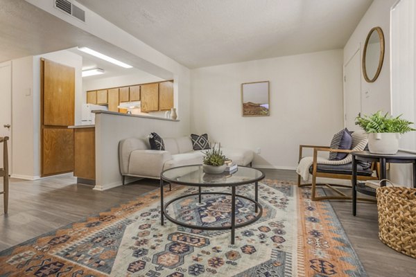 living room at Copper Hills Apartments