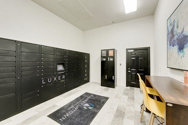 mail room at Broadstone Sora Apartments