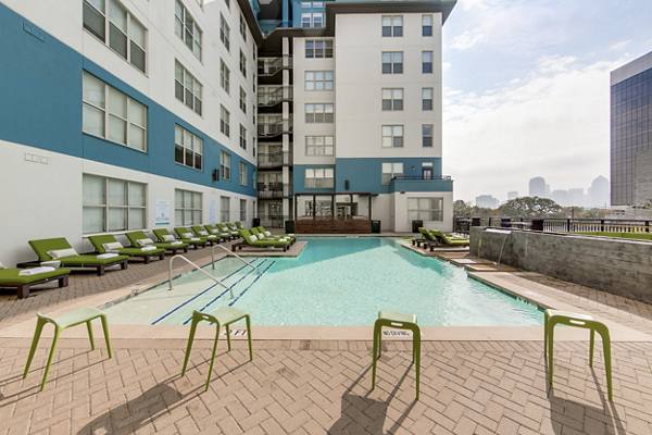 pool at McKinney Uptown Apartments