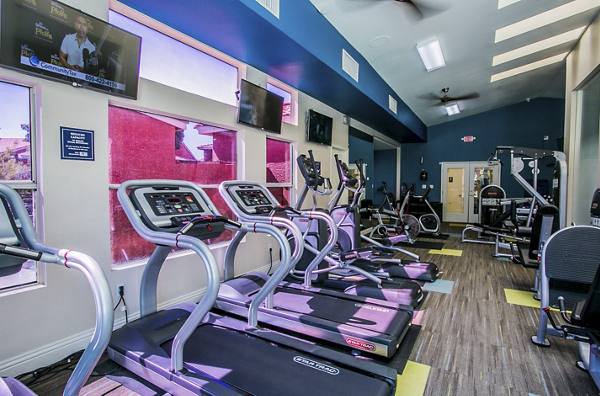 fitness center at at St. Lucia Apartments