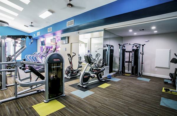 fitness center at at St. Lucia Apartments