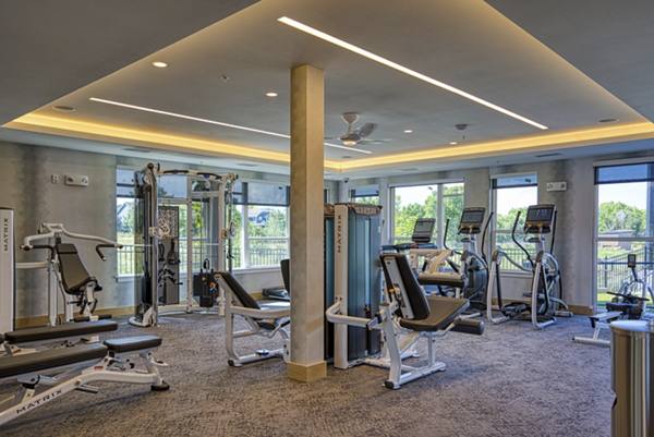 fitness center at Alexan Westerly Creek Apartments