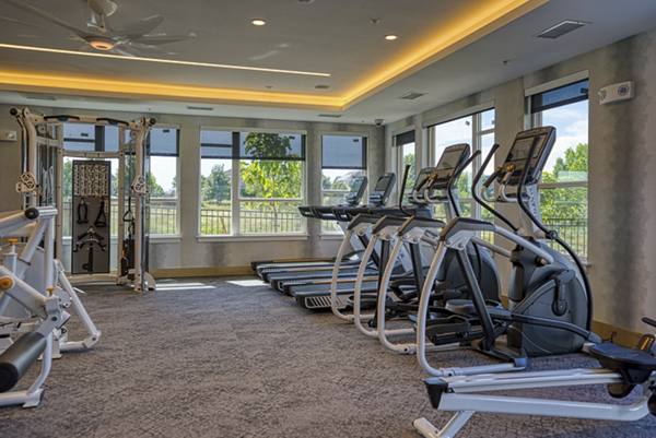 fitness center at Alexan Westerly Creek Apartments