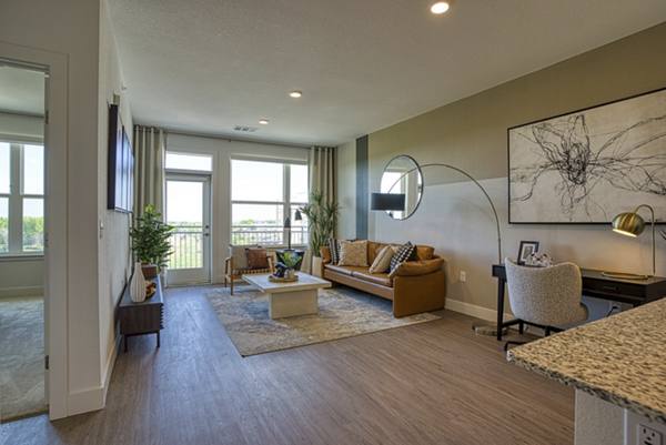 living room at Alexan Westerly Creek Apartments