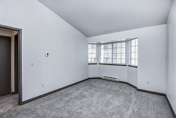 Modern bedroom with elegant decor at Capitol Heights Apartments, luxury living space designed for comfort and style