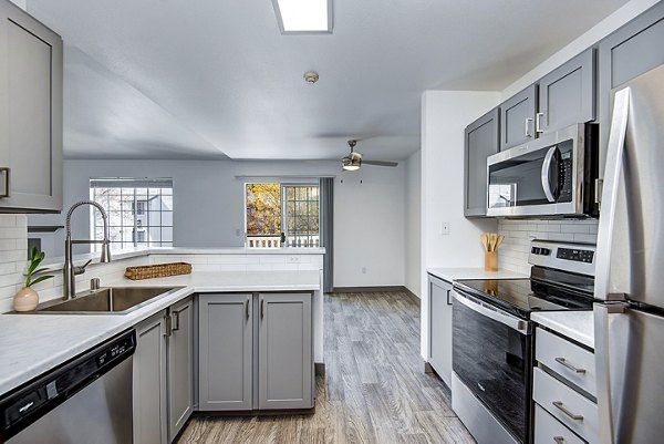 kitchen at Capitol Heights Apartments