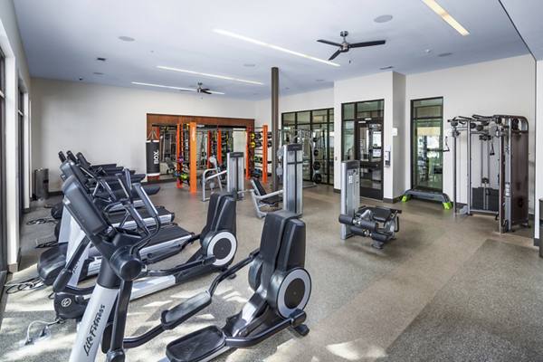 fitness center at Terra House Apartments