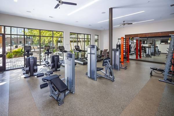 fitness center at Terra House Apartments