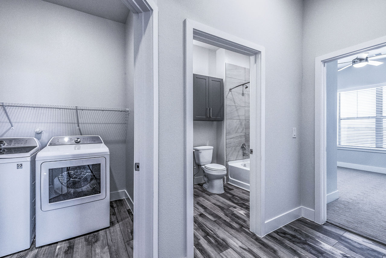 Laundry room at Larkspur At Creekside