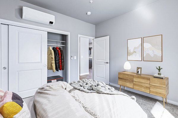 bedroom at Skyview Apartments