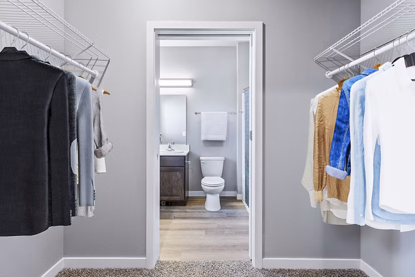 closet at Skyview Apartments