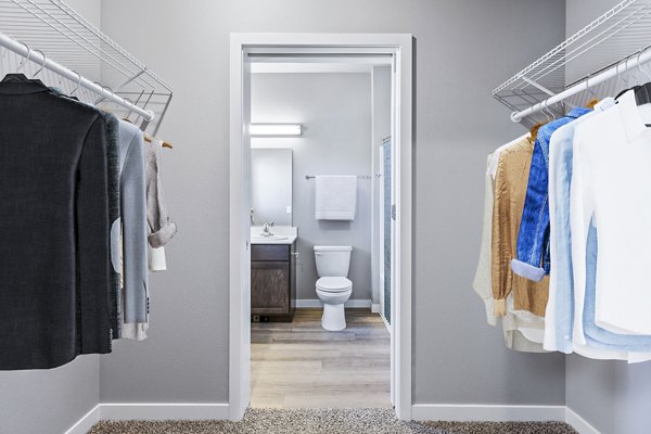 closet at Skyview Apartments