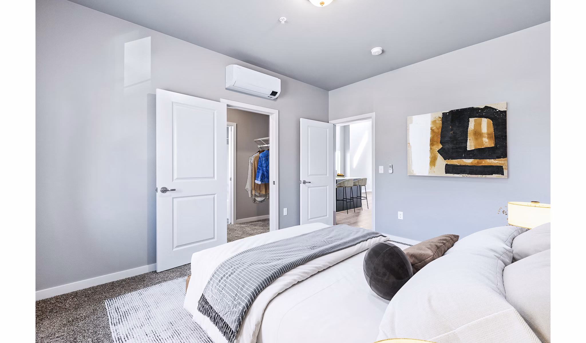 bedroom at Skyview Apartments