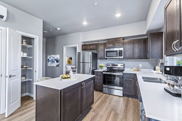 kitchen at Skyview Apartments