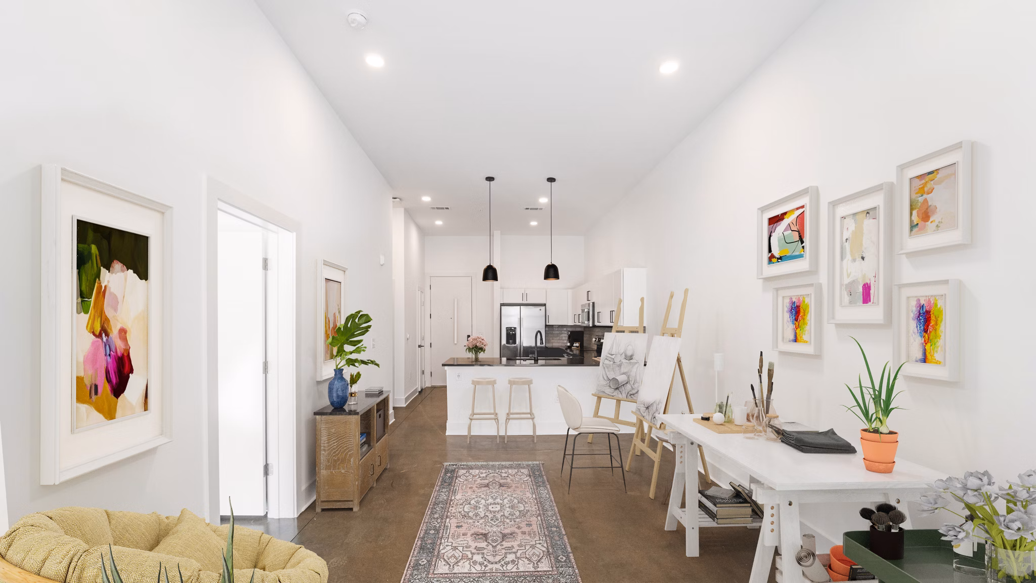 rendering at Standard Assembly Apartments