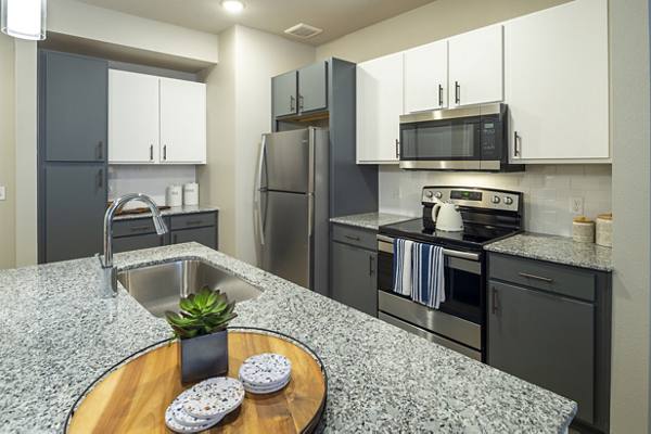 kitchen at Ascend at Brittmoore Apartments