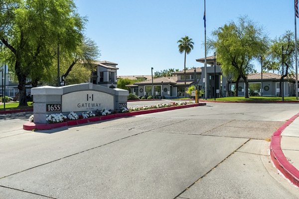 signage at Gateway at Tempe Apartments