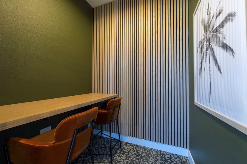 Modern clubhouse with stylish seating and entertainment areas at Gateway at Tempe Apartments