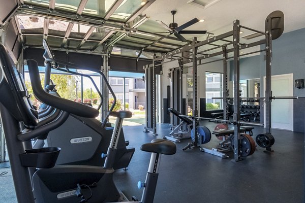 Modern fitness center with state-of-the-art equipment at Gateway at Tempe Apartments, ideal for an active lifestyle