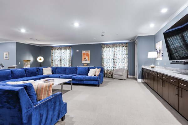 clubhouse theater at Ivy Point Klein Apartments