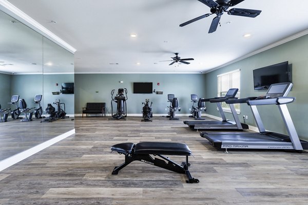 fitness center at Ivy Point Klein Apartments