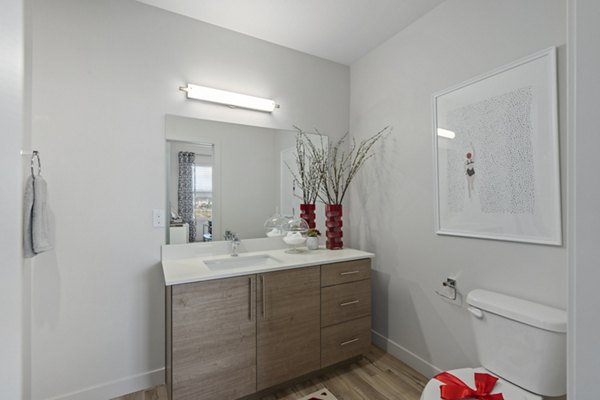bathroom at Ely at American Fork Apartments