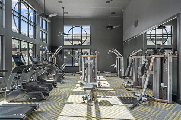 fitness center at Ely at American Fork Apartments