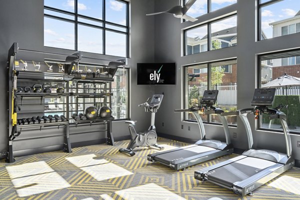 fitness center at Ely at American Fork Apartments