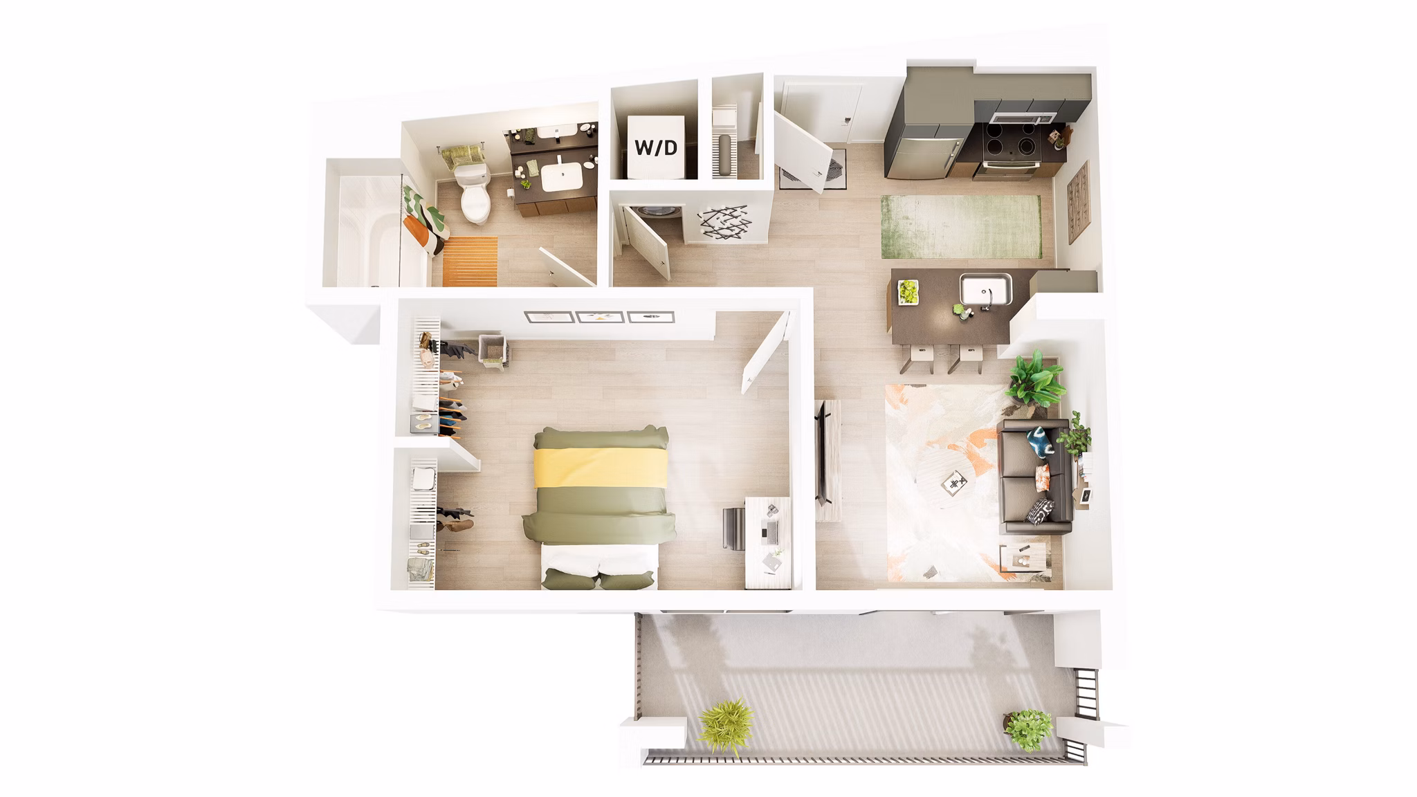 A3 floor plan at Union Grantville Apartments