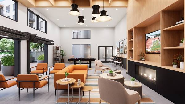 clubhouse at Union Grantville Apartments