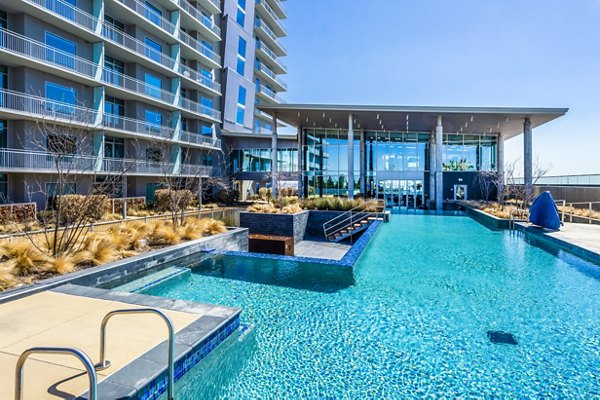 pool at The Travis Apartments