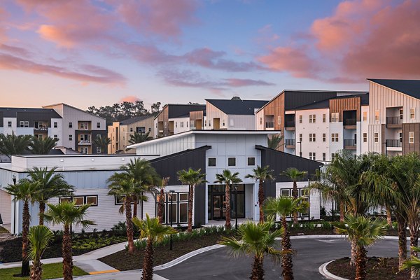 Grand Cypress Apartments: Elegant view of luxury apartments in a serene setting