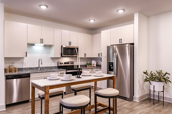 kitchen at Grand Cypress Apartments