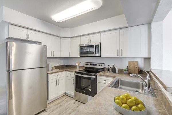 kitchen at North Hill Apartments