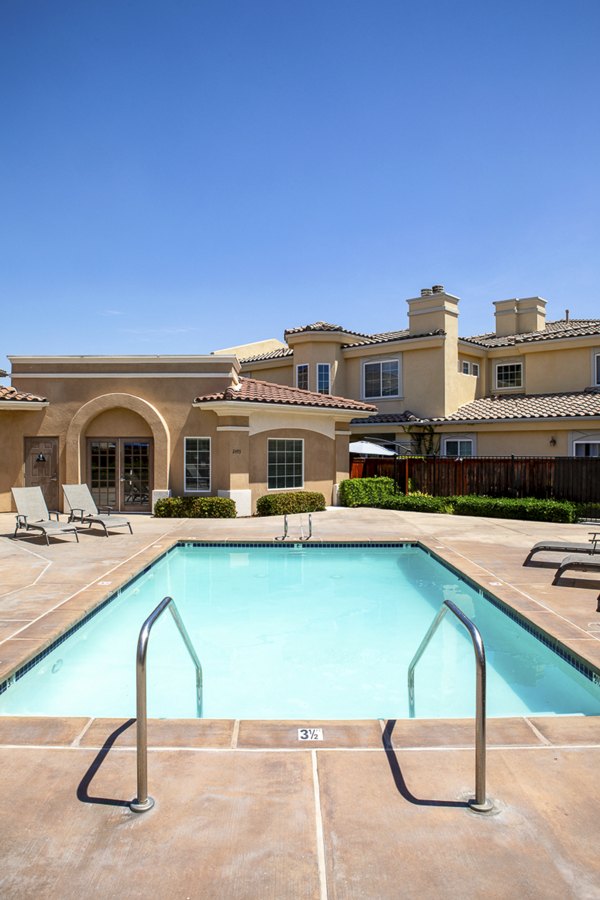 Rooftop pool with scenic views at Jackson Pointe 111 luxury apartments