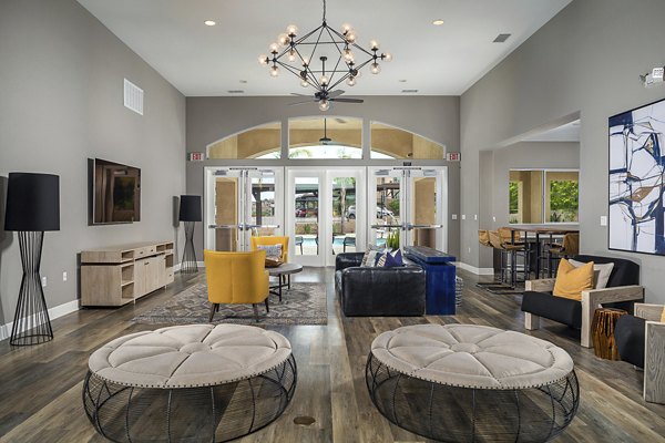 Clubhouse featuring modern design and premium amenities at Lakeview 88 Apartments