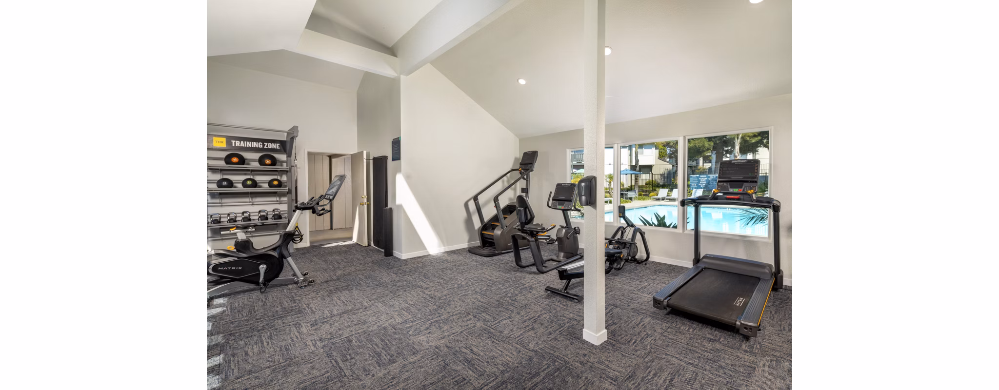 fitness center at Windscape Village Apartments