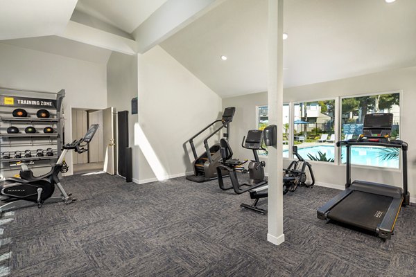 fitness center at Windscape Village Apartments