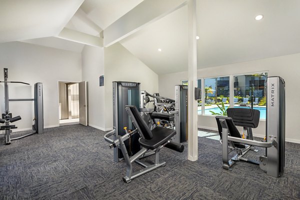 fitness center at Windscape Village Apartments