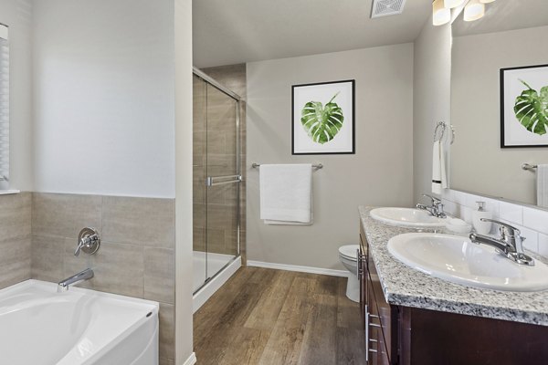 bathroom at Residences at Indian Trail Apartments