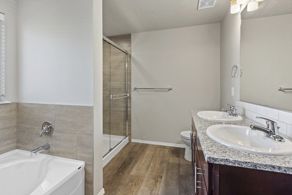 bathroom at Residences at Indian Trail Apartments