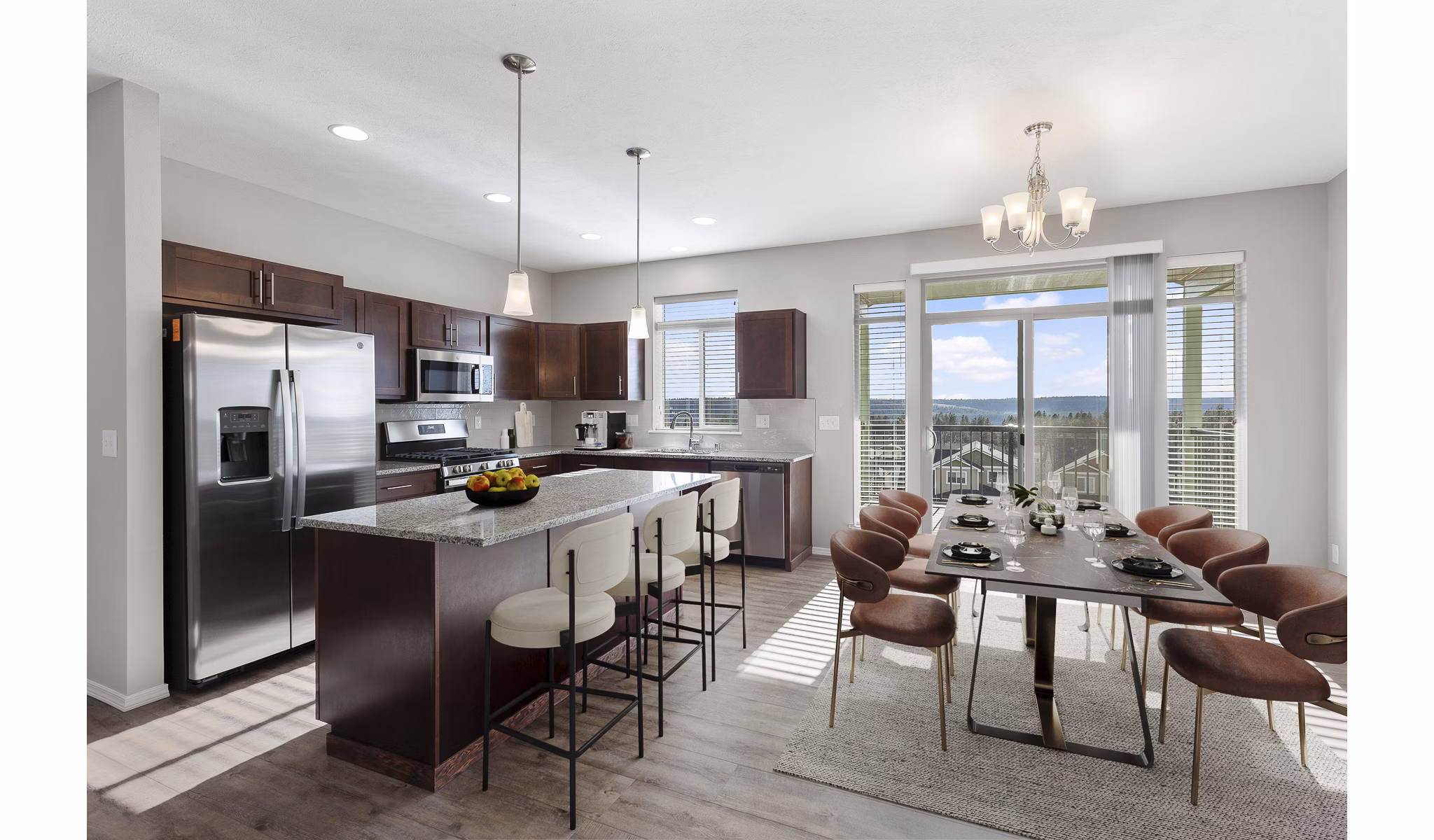 kitchen at Residences at Indian Trail Apartments